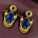 Maharani Regal Shine Pota Stone Dangler Earrings