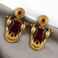Maharani Regal Shine Pota Stone Dangler Earrings