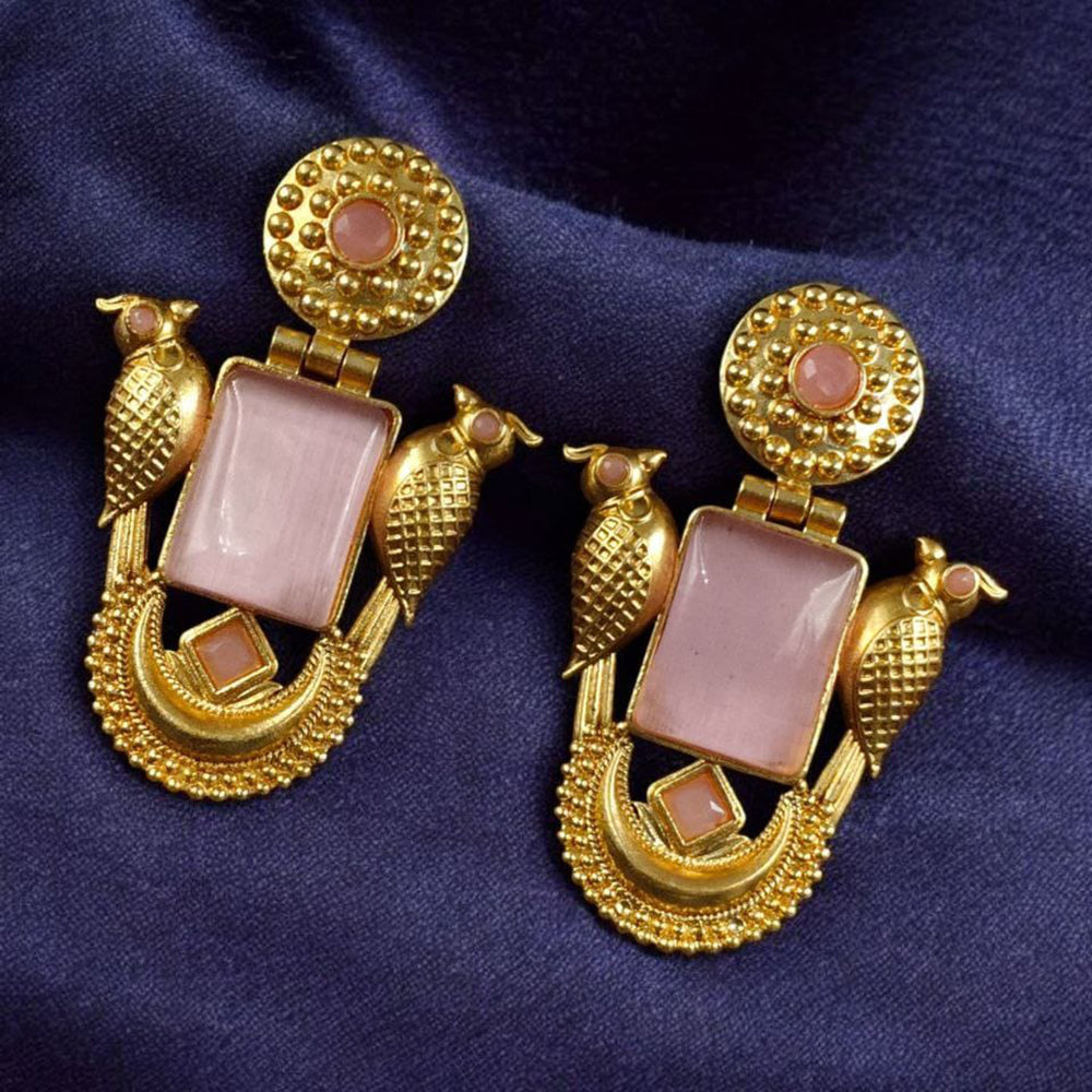 Maharani Regal Shine Pota Stone Dangler Earrings