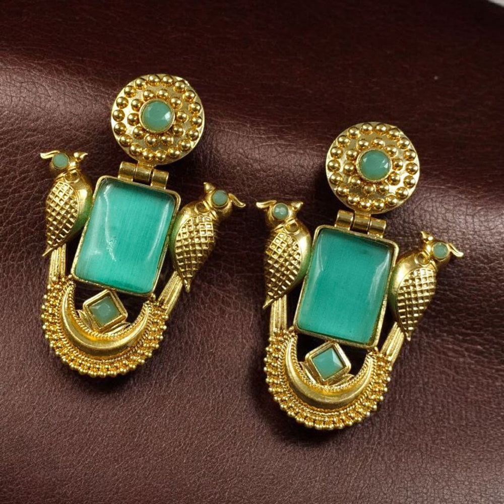 Maharani Regal Shine Pota Stone Dangler Earrings