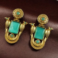 Maharani Regal Shine Pota Stone Dangler Earrings