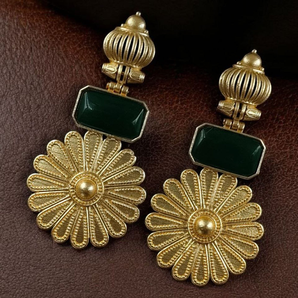 Maharani Regal Shine Pota Stone Dangler Earrings