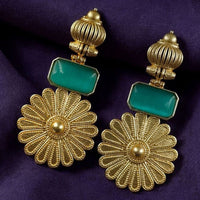 Maharani Regal Shine Pota Stone Dangler Earrings