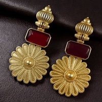 Maharani Regal Shine Pota Stone Dangler Earrings