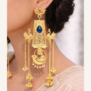 Maharani Jewels Elegance Pota Stone And Pearl Dangler Earrings