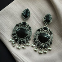 Maharani Jewels Elegance Pota Stone And Pearl Dangler Earrings