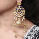 Maharani Jewels Elegance Pota Stone And Pearl Dangler Earrings