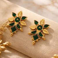 Maharani Jewels Elegance Meenakari Dangler Earrings