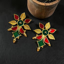 Maharani Jewels Elegance Meenakari Dangler Earrings