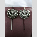 Maharani Jewels Stylish Oxidised Plated Austrian Stone Earcuff Earrings