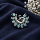 Maharani Jewels Oxidised Pota Stone Statement Ring