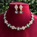 Royal Kundan Jewellery Gold Plated Polki Kundan Stone And Pearls Necklace Set