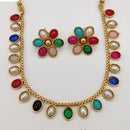 Royal Kundan Jewellery Gold Plated Pearl Necklace Set