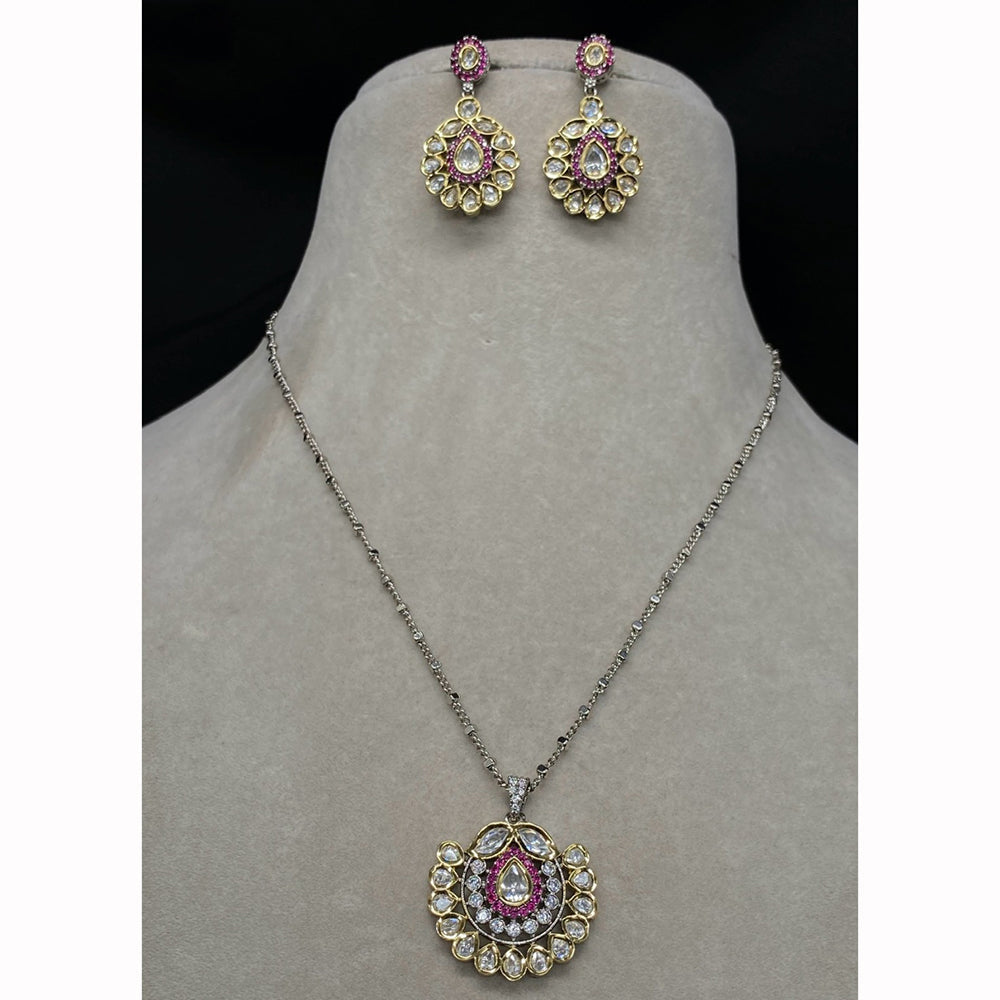 Royal Kundan Jewellery Polki Kundan Festive Necklace Set