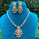 Royal Kundan Jewellery Polki Kundan Stone And Pearl Festive Necklace Set