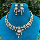Royal Kundan Jewellery Polki Kundan Stone And Meenakari Festive Necklace Set