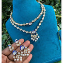 Royal Kundan Jewellery Polki Kundan Stone And Meenakari Festive Necklace Set