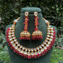Royal Kundan Jewellery Polki Kundan Stone And Beads Festive Necklace Set