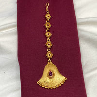 Royal Kundan Jewellery Traditional Pota Stone Maangtikka