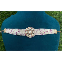 Royal Kundan Jewellery Royal Heritage Polki Kundan And Pearls Bracelet