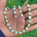 Royal Kundan Jewellery Heritage Polki Kundan Stone Necklace Set
