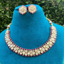 Royal Kundan Jewellery Polki Kundan And Pearl Heritage Necklace Set 