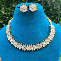 Royal Kundan Jewellery Polki Kundan And Pearl Heritage Necklace Set