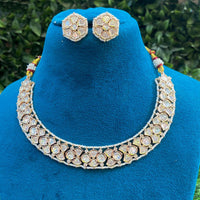 Royal Kundan Jewellery Polki Kundan And Pearl Heritage Necklace Set