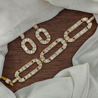 Royal Kundan Jewellery Luxe Polki Kundan Designer Choker Necklace Set