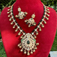 Royal Kundan Jewellery Luxe Polki Kundan And Pearl Meenakari Necklace Set