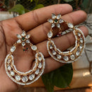Royal Kundan Jewellery Classic Queen Polki Kundan And Pearl Dangler Earrings