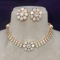 Royal Kundan Jewellery Polki Kundan Stone Necklace Set