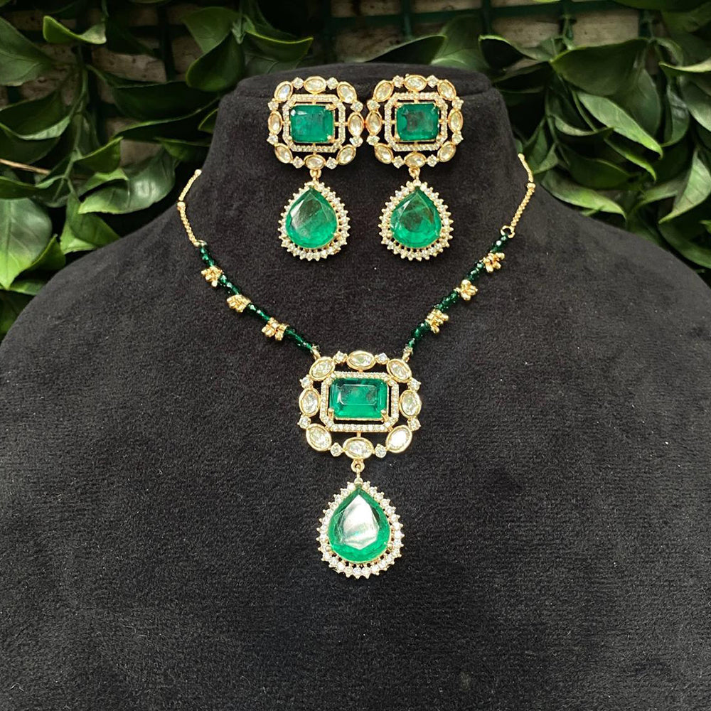 Royal Kundan Jewellery Regal Look Polki Kundan Statement Necklace Set