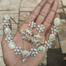 Royal Kundan Jewellery Luxe Polki Kundan And Pearl Meenakari Necklace Set