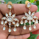 Royal Kundan Jewellery Royal Look Polki Kundan Stone Dangler Earrings