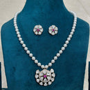 Royal Kundan Jewellery Elegant Polki Kundan Stone And Beads Necklace Set