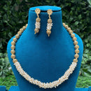 Royal Kundan Jewellery Beads And Pearl Necklace Set