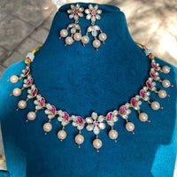 Royal Kundan Jewellery Heavy Polki Kundan Stone And Pearl Necklace Set