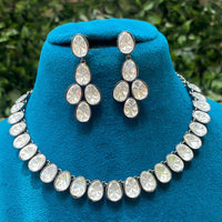 Royal Kundan Jewellery Grand Polki Kundan Stone Necklace Set