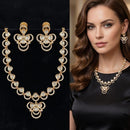Royal Kundan Jewellery Grand Polki Kundan Stone Necklace Set