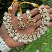 Royal Kundan Jewellery Polki Kundan Stone Necklace Set