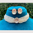 Royal Kundan Jewellery Designer Polki Kundan Pearl Choker Necklace Set