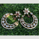 Royal Kundan Jewellery Royal Look Polki Kundan Stone And Pearl Dangler Earrings