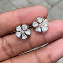 Royal Kundan Jewellery Gold Polish Polki Kundan Look Stud Earrings