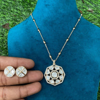 Royal Kundan Jewellery Grand Polki Kundan Stone Neckalce Set