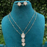 Royal Kundan Jewellery Grand Polki Kundan Stone Neckalce Set