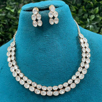 Royal Kundan Jewellery Grand Polki Kundan Stone Neckalce Set
