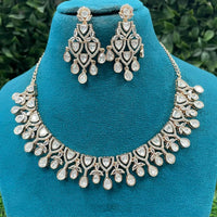 Royal Kundan Jewellery Grand Polki Kundan Stone Neckalce Set