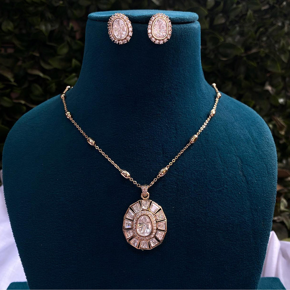 Royal Kundan Jewellery Grand Polki Kundan Stone Neckalce Set
