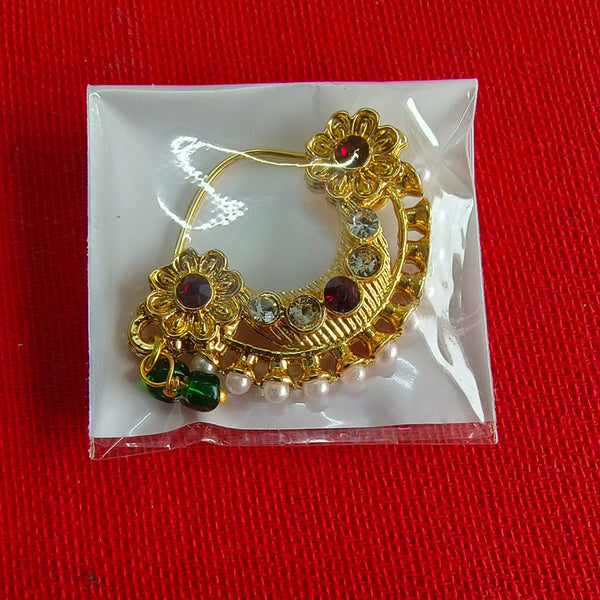 Disha Imitation Gold Plated Austrian Stone Nath